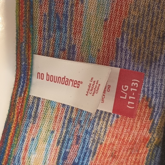 No Boundaries Rainbow Cowl Neck Casual Dress Shirt Blouse - Picture 3 of 3